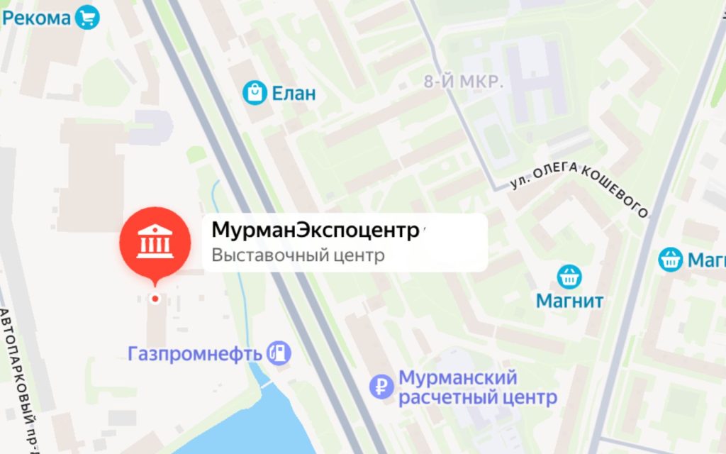 Карта проезда
